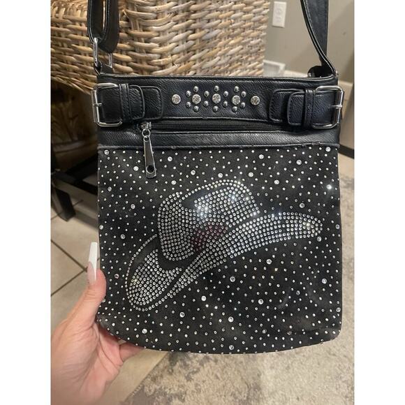 Vintage Handbag Express Cowboy Hat Crossbody Sling Y2K Trendy - Picture 10 of 10